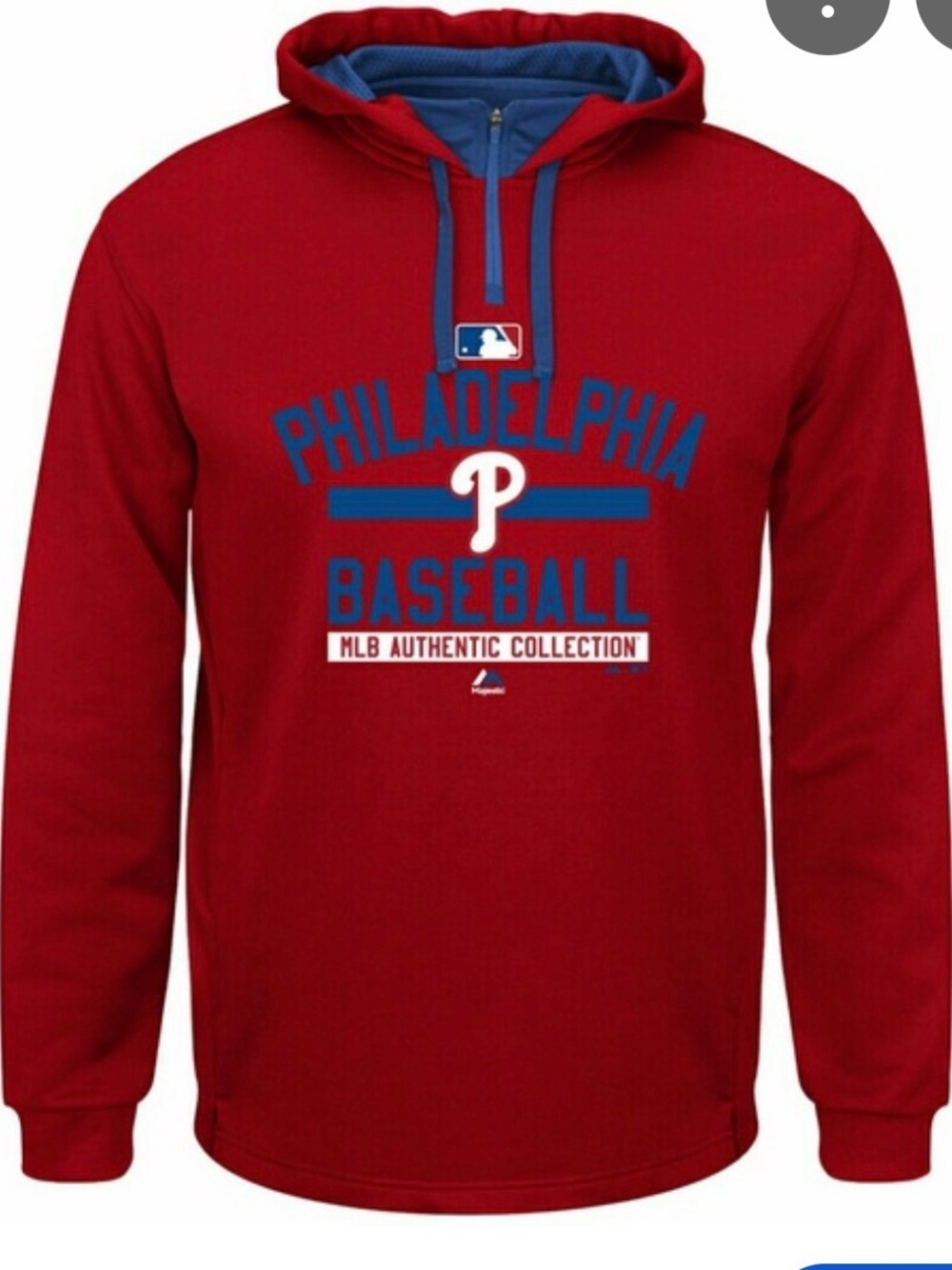 Majestic MLB Authentic Collection Philadelphia Phillies Hoodie L